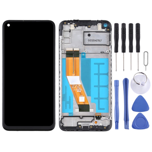 LCD Screen and Digitizer Full Assembly With Frame for Samsung Galaxy A11, For Samsung Galaxy A11