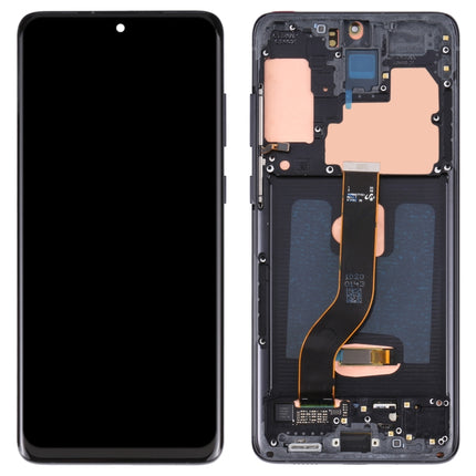 Original LCD Screen and Digitizer Full Assembly with Frame for Samsung Galaxy S20+ 5G SM-G986B/G985, For Samsung Galaxy S20+ 5G, For Samsung Galaxy S20+ 5G(Dark Blue)