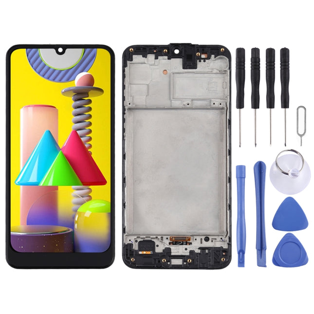 TFT Material LCD Screen and Digitizer Full Assembly with Frame for Samsung Galaxy M31 / Galaxy M31 Prime, For Samsung Galaxy M31(TFT)