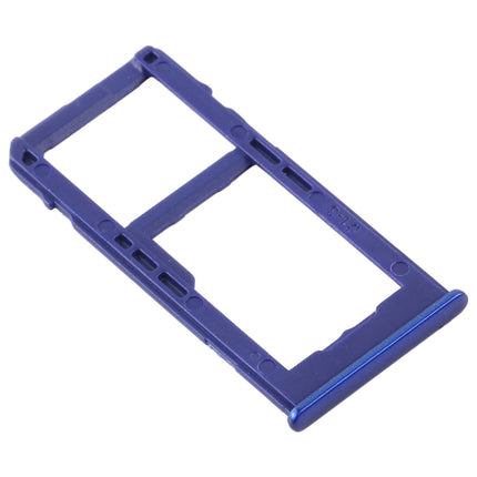 For Samsung Galaxy M40 SM-M405 SIM Card Tray + SIM Card Tray / Micro SD Card Tray, For Samsung Galaxy M40 (dual card), For Samsung Galaxy M40 (dual card) (Baby Blue)