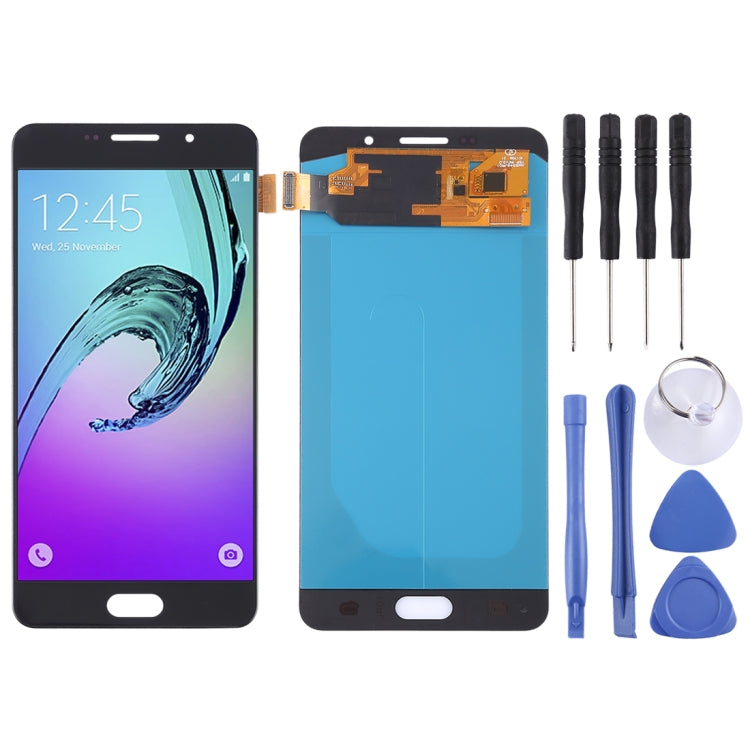 LCD Screen and Digitizer Full Assembly (OLED Material ) for Galaxy A7 (2016), A710F, A710F/DS, A710FD, A710M, A710M/DS, A710Y/DS, A7100, Galaxy A7 (2016) OLED, For Samsung Galaxy A7 (2016) OLED, For Galaxy A7 (2016) OLED