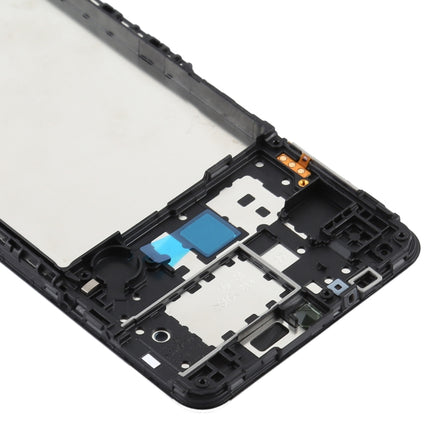 For Samsung Galaxy A12 Front Housing LCD Frame Bezel Plate , For Samsung Galaxy A12