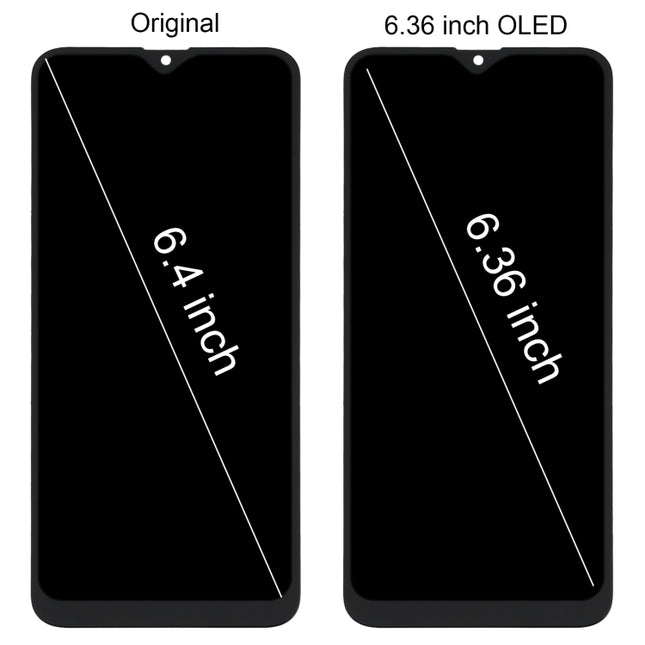 6.36 inch OLED Material LCD Screen and Digitizer Full Assembly for Samsung Galaxy A20 SM-A205, For Samsung Galaxy A20(6.36 inch OLED Material)