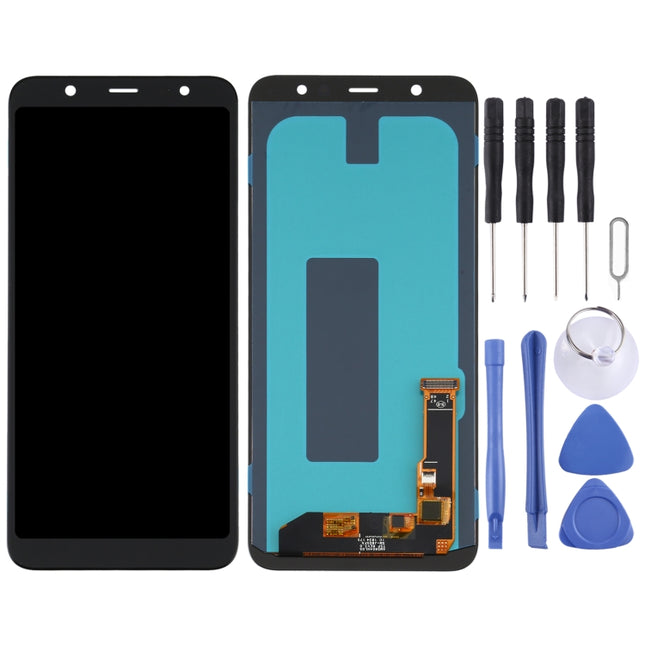 OLED Material LCD Screen and Digitizer Full Assembly for Samsung Galaxy J8 Plus SM-J805
