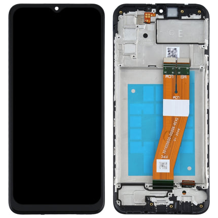 Original LCD Screen and Digitizer Full Assembly with Frame for Samsung Galaxy A02s SM-A025F(GE Version), For Samsung Galaxy A02s (Original)
