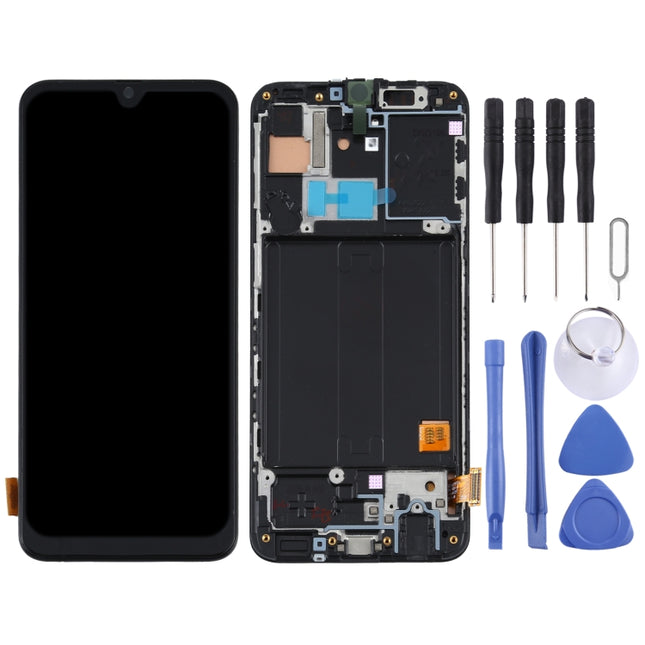 TFT Material LCD Screen and Digitizer Full Assembly with Frame for Samsung Galaxy A40 SM-A405F