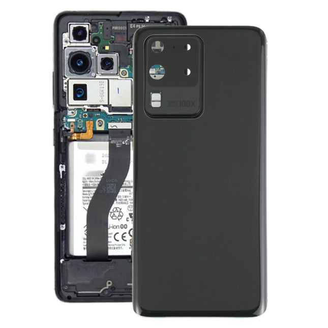 For Samsung Galaxy S20 Ultra Battery Back Cover with Camera Lens Cover , For Samsung Galaxy S20 Ultra(with Camera Cover)