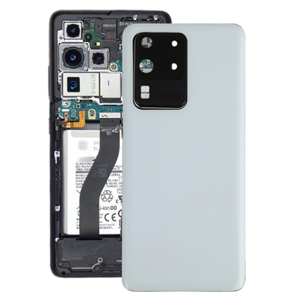 For Samsung Galaxy S20 Ultra Battery Back Cover with Camera Lens Cover , For Samsung Galaxy S20 Ultra(with Camera Cover)