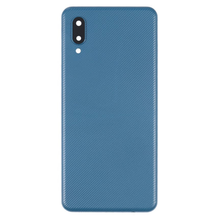 For Samsung Galaxy A02 Battery Back Cover with Camera Lens Frame, For Samsung Galaxy A02