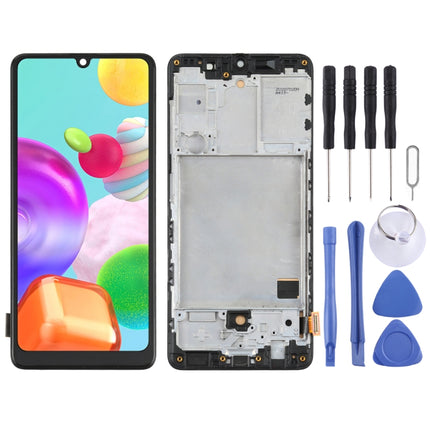 TFT Material LCD Screen and Digitizer Full Assembly with Frame for Samsung Galaxy A41 SM-A415, For Samsung Galaxy A41