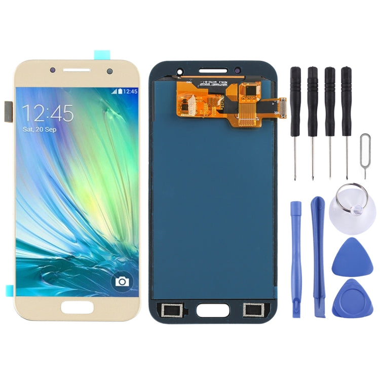 LCD Screen and Digitizer Full Assembly (TFT Material) for Galaxy A3 (2017), A320FL, A320F, A320F/DS, A320Y/DS, A320Y, For Galaxy A3 (2017) TFT, For Samsung Galaxy A3 (2017) TFT