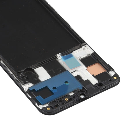 6.36 inch OLED Material LCD Screen and Digitizer Full Assembly with Frame for Samsung Galaxy A50 SM-A505, For Samsung Galaxy A50 (6.36 inch OLED)