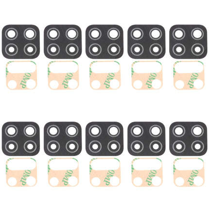For Samsung Galaxy A12 SM-A125 10pcs Back Camera Lens, For Samsung Galaxy A12