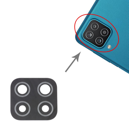 For Samsung Galaxy A12 SM-A125 10pcs Back Camera Lens, For Samsung Galaxy A12