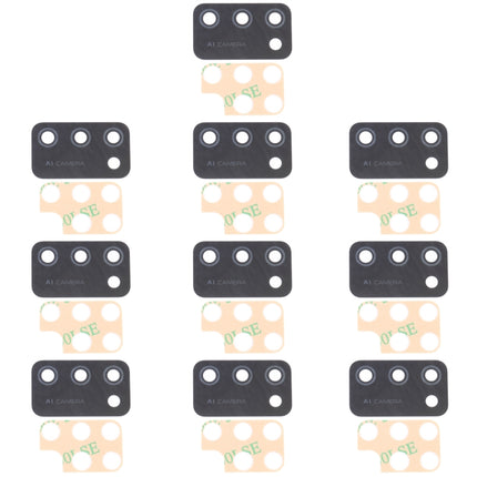 For Samsung Galaxy A02s SM-A025F 10pcs Back Camera Lens, For Samsung Galaxy A02s