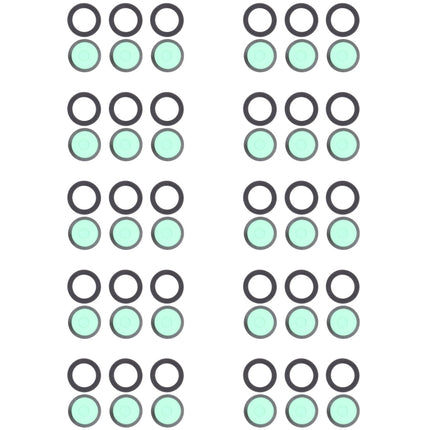 For Samsung Galaxy S21 5G SM-G991 10pcs Back Camera Lens, For Samsung Galaxy S21 5G