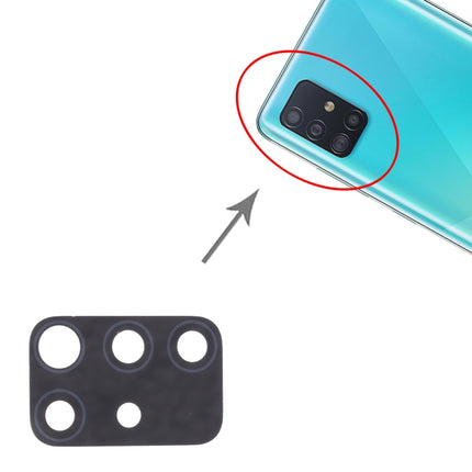 For Samsung Galaxy A51 SM-A515 10pcs Back Camera Lens, For Samsung Galaxy A51