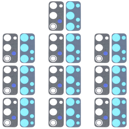 For Samsung Galaxy S20 FE 5G SM-G781 10pcs Back Camera Lens, For Samsung Galaxy S20 FE 5G