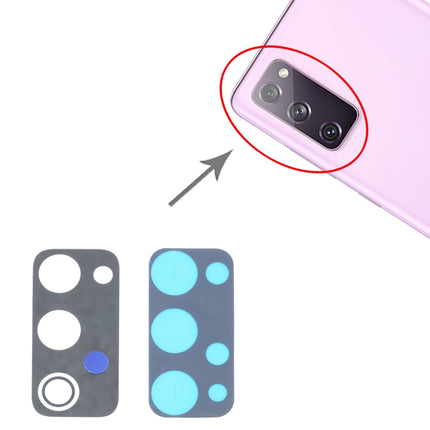 For Samsung Galaxy S20 FE 5G SM-G781 10pcs Back Camera Lens, For Samsung Galaxy S20 FE 5G