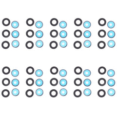 For Samsung Galaxy A52 SM-A525 10pcs Back Camera Lens