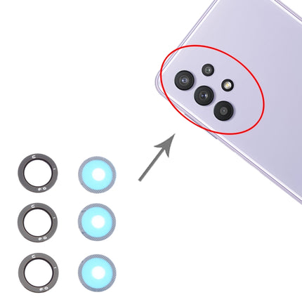 For Samsung Galaxy A32 5G SM-A326 10pcs Back Camera Lens, For Samsung Galaxy A32 5G