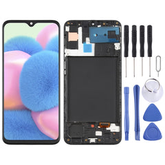 Original Super AMOLED Material LCD Screen and Digitizer Full Assembly With Frame for Samsung Galaxy A30s, For Samsung Galaxy A30s(Original)