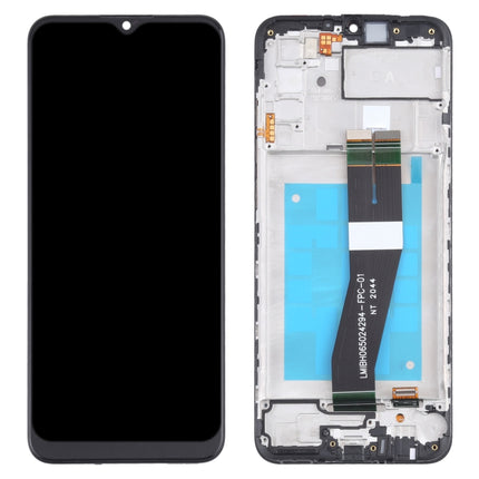 Original LCD Screen and Digitizer Full Assembly With Frame for Samsung Galaxy A02s SM-A025F(GA Version), For Samsung Galaxy A02s (GA Version)
