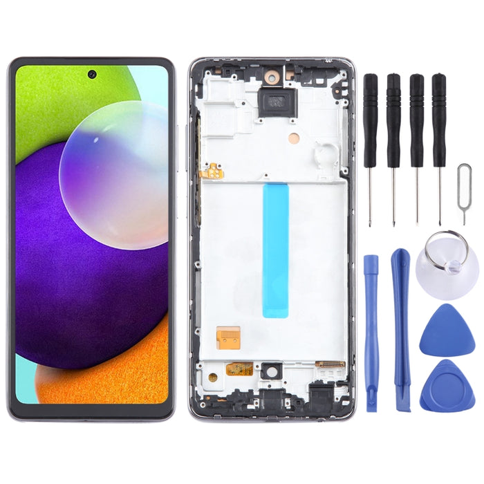 For Samsung Galaxy A52 4G SM-A525 incell Material LCD Screen and Digitizer Full Assembly with Frame, Not Supporting Fingerprint Identification, For Samsung Galaxy A52 4G(incell)