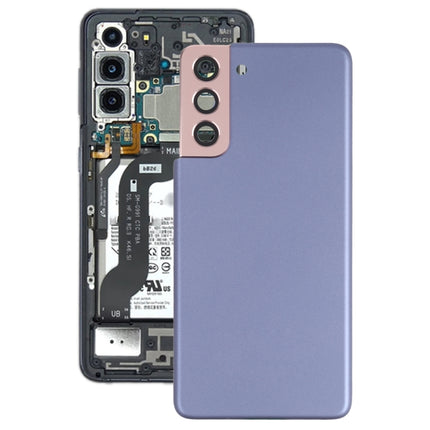 For Samsung Galaxy S21 5G Battery Back Cover with Camera Lens Frame, For Samsung Galaxy S21 5G(with Camera Cover)