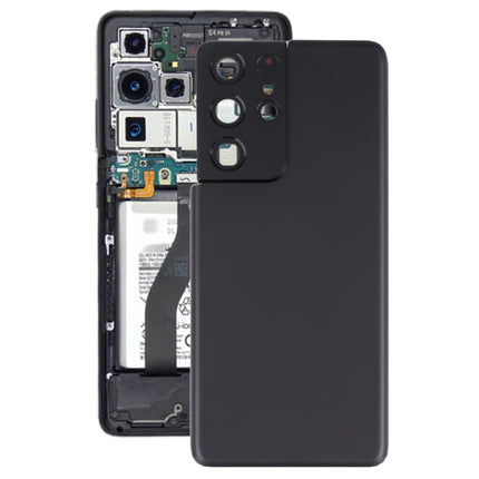 For Samsung Galaxy S21 Ultra 5G Battery Back Cover with Camera Lens Cover , For Samsung Galaxy S21 Ultra 5G(with Camera Cover)