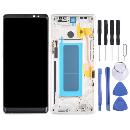 OLED Material LCD Screen and Digitizer Full Assembly with Frame for Samsung Galaxy Note 8 SM-N950, For Samsung Galaxy Note 8(OLED), For Samsung Galaxy Note 8(OLED Material)