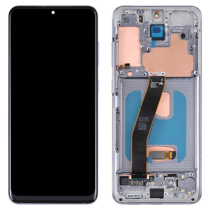 Original LCD Screen and Digitizer Full Assembly with Frame for Samsung Galaxy S20 5G SM-G981B, For Samsung Galaxy S20 5G