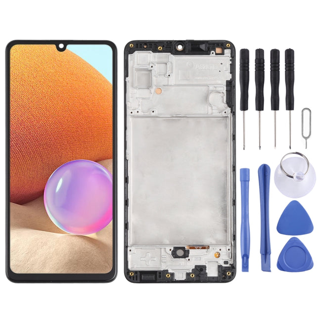 incell Material LCD Screen and Digitizer Full Assembly with Frame (Not Supporting Fingerprint Identification) for Samsung Galaxy A32 4G SM-A325, For Samsung Galaxy A32 4G(incell)
