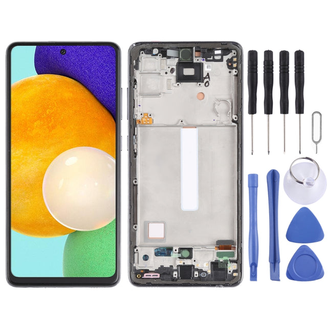 incell Material LCD Screen and Digitizer Full Assembly with Frame (Not Supporting Fingerprint Identification) for Samsung Galaxy A52 5G SM-A526, For Samsung Galaxy A52 5G(incell)