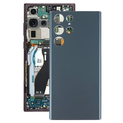 For Samsung Galaxy S22 Ultra Battery Back Cover , For Samsung Galaxy S22 Ultra, For Samsung Galaxy S22 Ultra(Dark Red)