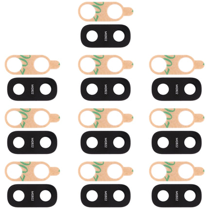 For Galaxy A20 / A10 / A30 / A40 10pcs Back Camera Lens, For Galaxy A20