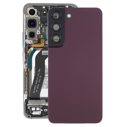 For Samsung Galaxy S22 5G SM-S901B Battery Back Cover with Camera Lens Cover , For Samsung Galaxy S22 5G