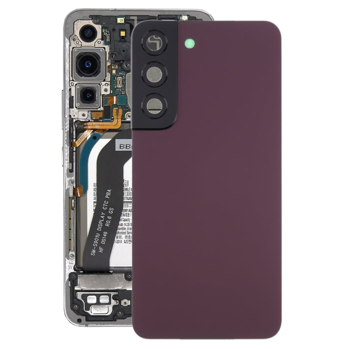 For Samsung Galaxy S22 5G SM-S901B Battery Back Cover with Camera Lens Frame, For Samsung Galaxy S22 5G