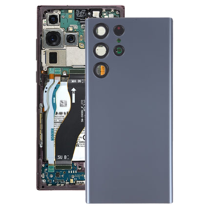 For Samsung Galaxy S22 Ultra 5G SM-S908B Battery Back Cover with Camera Lens Frame, For Samsung Galaxy S22 Ultra 5G