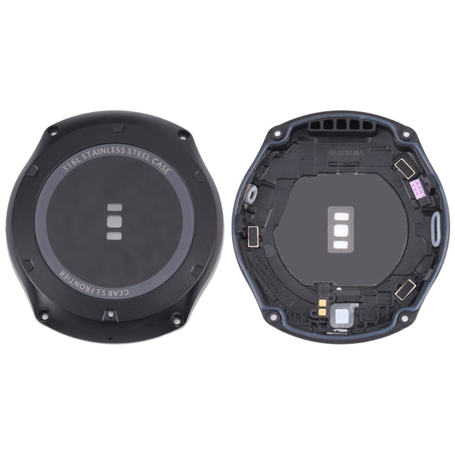 Rear Housing Cover with Glass Lens For Samsung Gear S3 Frontier SM-R760, SM-R760 (Black)