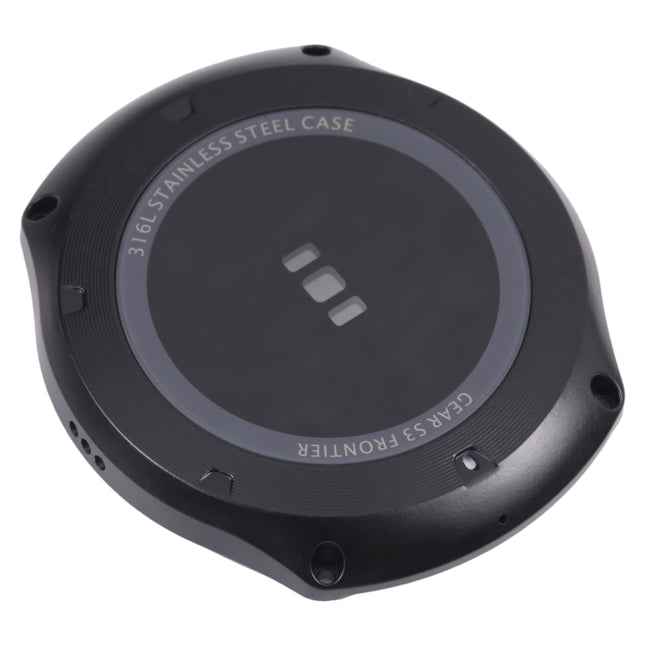 Rear Housing Cover with Glass Lens For Samsung Gear S3 Frontier SM-R760, SM-R760 (Black)