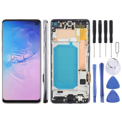 For Samsung Galaxy S10 4G SM-G973F 6.05 inch TFT LCD Screen Digitizer Full Assembly with Frame, Not Supporting Fingerprint Identification, For Samsung Galaxy S10 4G SM-G973F 6.05 inch(Not Fingerprint), For Samsung Galaxy S10 (TFT)