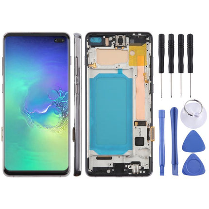 For Samsung Galaxy S10+ SM-G975F 6.38 inch TFT LCD Screen Digitizer Full Assembly with Frame, Not Supporting Fingerprint Identification, For Samsung Galaxy S10+ SM-G975F 6.38 inch(Not Fingerprint), For Samsung Galaxy S10+ (TFT)