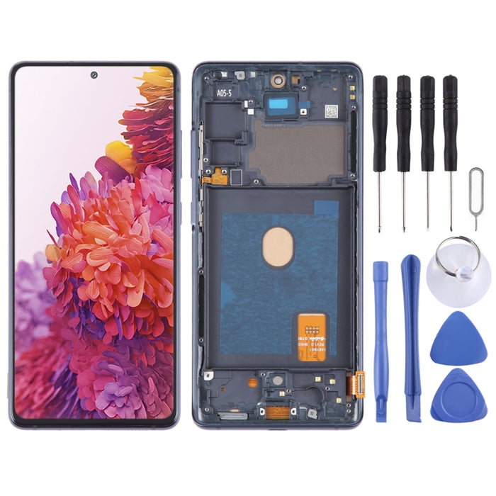 incell LCD Screen For Samsung Galaxy S20 FE SM-G780 Digitizer Full Assembly with Frame, Not Supporting Fingerprint Identification, For Samsung Galaxy S20 FE