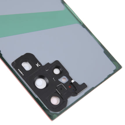 For Samsung Galaxy S23 Ultra SM-S918 Glass Battery Back Cover with Camera Lens Cover, For Samsung Galaxy S23 Ultra(with Camera Cover)