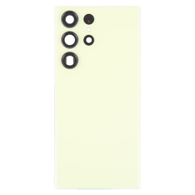 For Samsung Galaxy S23 Ultra SM-S918 Glass Battery Back Cover with Camera Lens Frame, For Samsung Galaxy S23 Ultra(with Camera Cover)