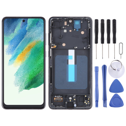 For Samsung Galaxy S21 FE 5G SM-G990B TFT Material LCD Screen Digitizer Full Assembly with Frame, Not Supporting Fingerprint Identification, For Samsung Galaxy S21 FE 5G(TFT)