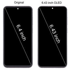 For Samsung Galaxy S23 FE SM-S711B 6.43 inch OLED LCD Screen Digitizer Full Assembly with Frame