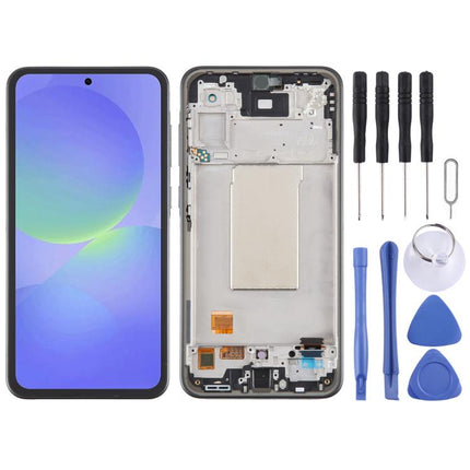 For Samsung Galaxy A36 SM-A366B 6.67 inch OLED LCD Screen Digitizer Full Assembly with Frame