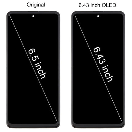 For Samsung Galaxy A51 4G SM-A515F 6.43 inch OLED LCD Screen Digitizer Full Assembly with Frame